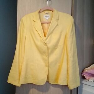 Talbots Irish Linen Blazer Sz 10